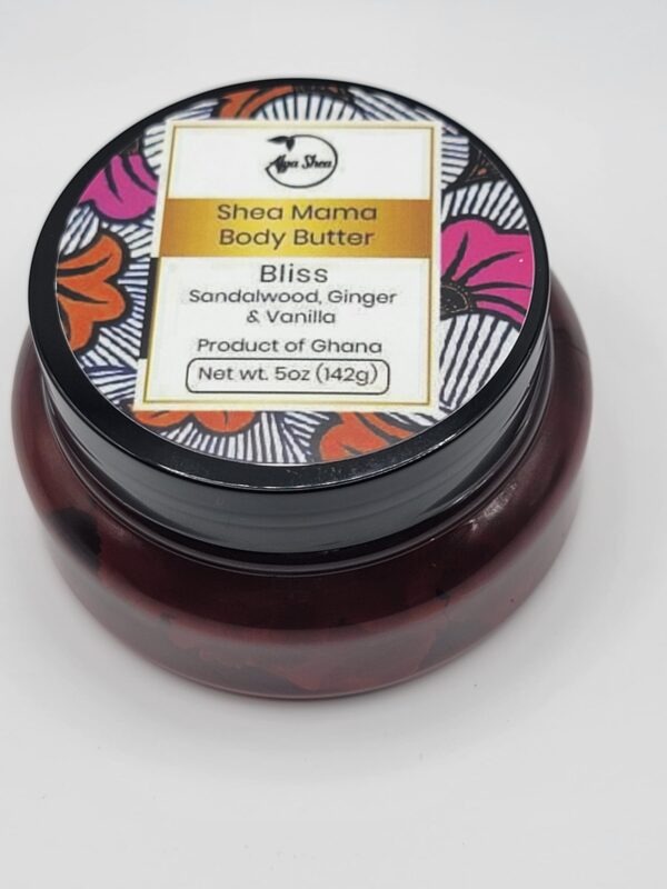 Mother’s Day Gift - Bliss Shea Butter with Sandalwood, Vanilla & Ginger - Organic Handmade Moisturizer - 5oz Self-Care Spa Gift